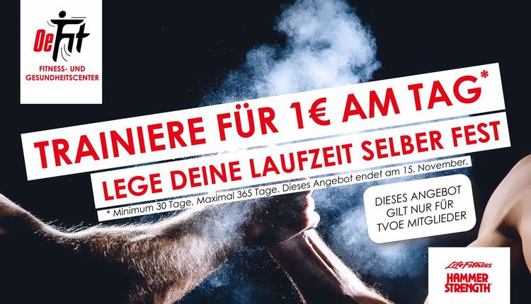 Angebote im OeFit bis 15. November