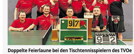 Fellbacher Zeitung: Bericht zum Saisonfinale