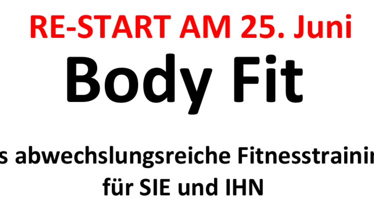 Body Fit startet am 25.Juni