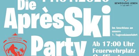 Après Ski Party am 11. Januar