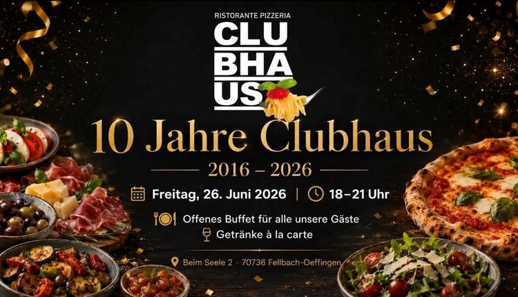 10 Jahre Clubhaus. Das muss gefeiert werden!