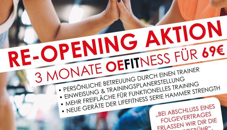 OeFit Re-Opening Aktion