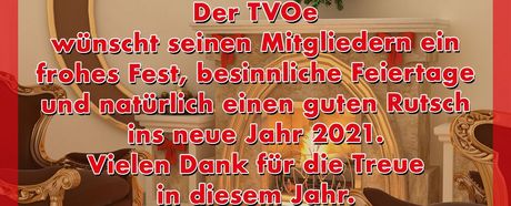 Frohe Weihnachten und einen guten Rutsch