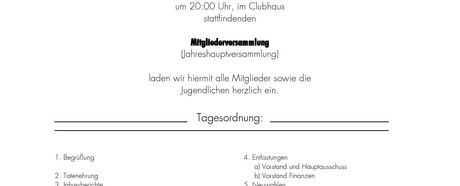 Mitgliederhauptversammlung