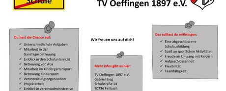 Ein Freiwilliges Soziales Jahr beim TV-Oeffingen