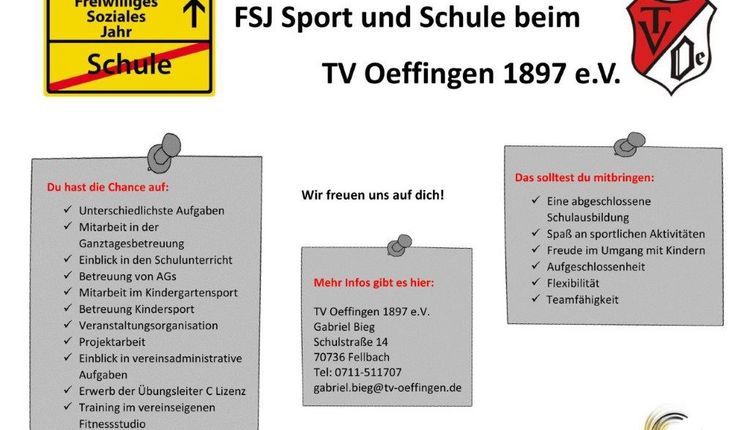 Ein Freiwilliges Soziales Jahr beim TV-Oeffingen