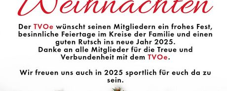 Frohe Weihnachten und einen guten Rutsch in 2025