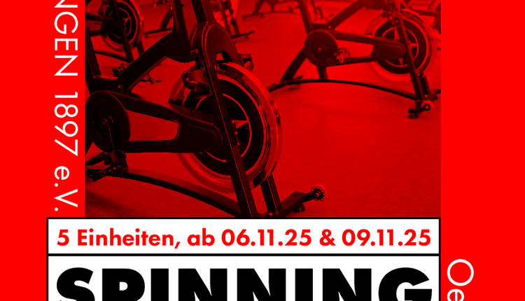 2 zusätzliche Spinning Kurse ab November 
