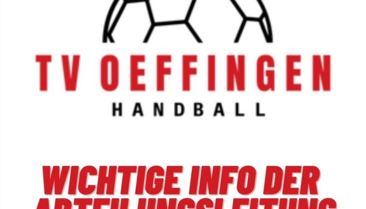 Wichtige Info der Abteilungsleitung