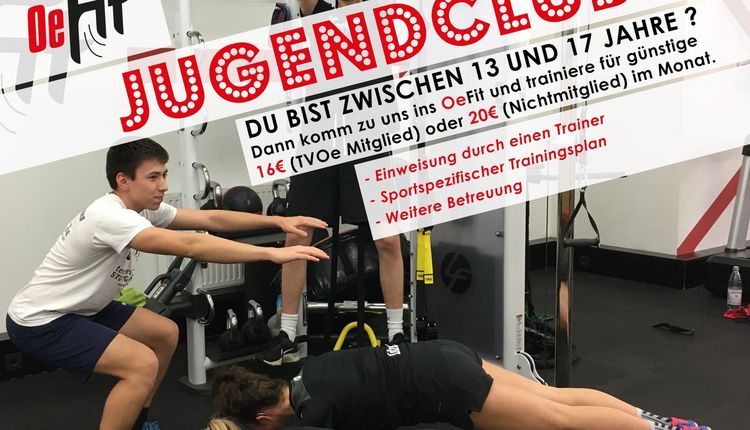 Das OeFit freut sich über neue motivierte Jugendliche