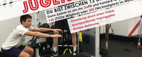Das OeFit freut sich über neue motivierte Jugendliche