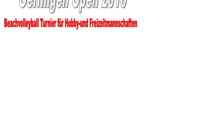 Oeffingen Open 2016