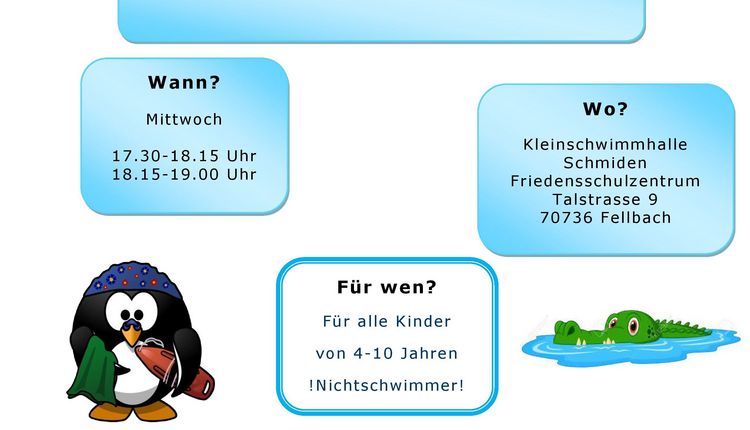 Neue Schwimmkurse