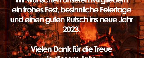 OeFit Öffnungszeiten über die Feiertage und Neujahr 