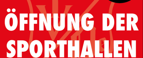 Öffnung der Sporthallen