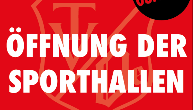 Öffnung der Sporthallen