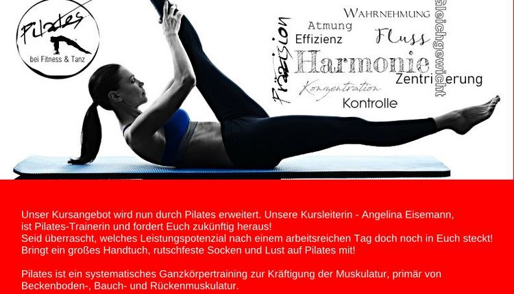 Pilates ab 09.11.2021 bei Fitness & Tanz