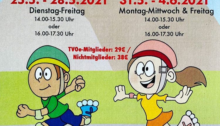 TVOe Inline-Kurs & Kurse in den Pfingstferien