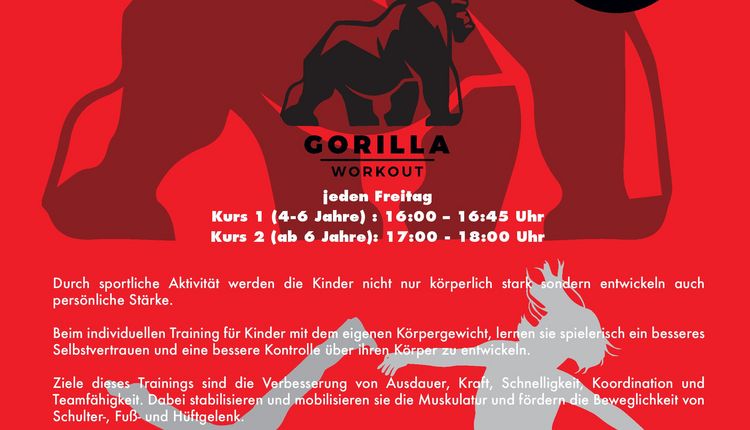 GORILLA FÜR KINDER - Jetzt auch für 4-6 Jährige - und wie gewohnt ab 6 Jahren