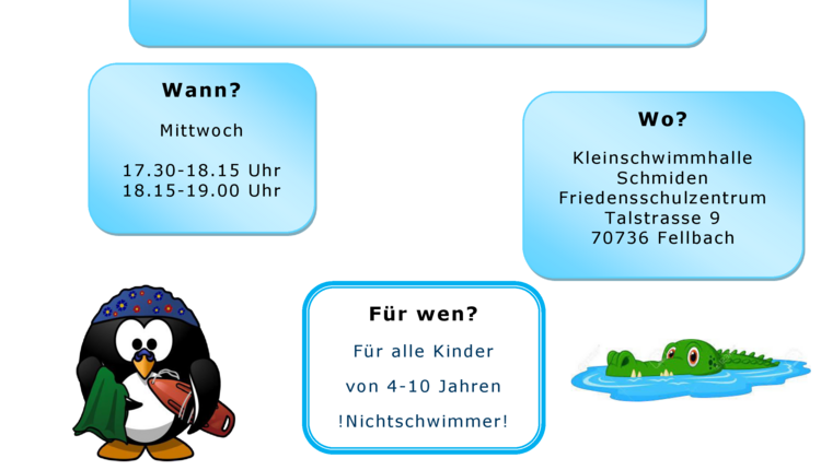 Es starten wieder neue Schwimmkurse