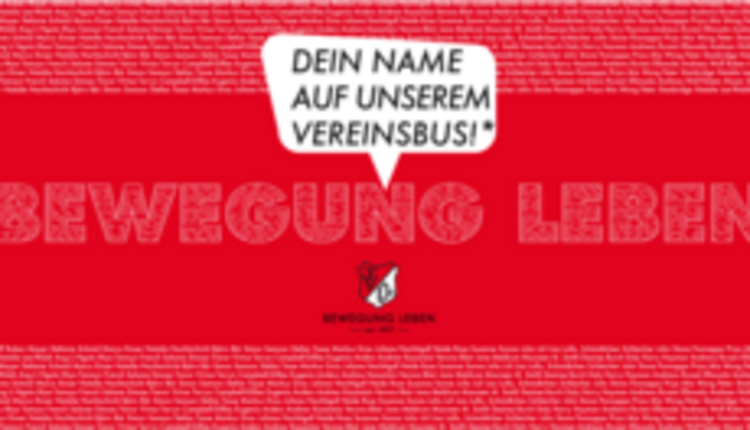  Dein Name auf unserem Vereinsbus