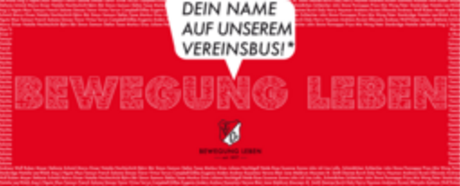  Dein Name auf unserem Vereinsbus