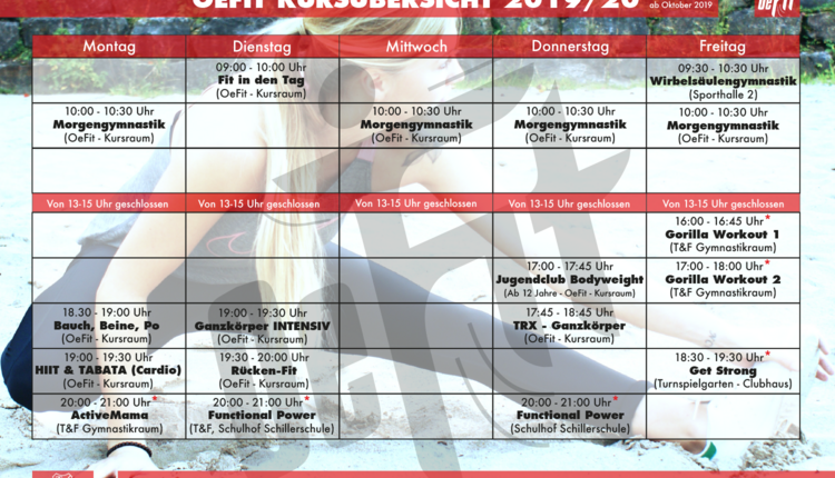 Neue Kurse - Oefit