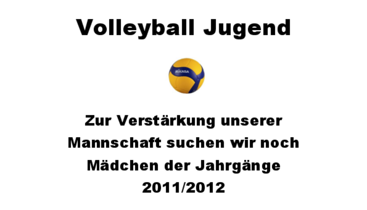 Volleyball für Mädchen