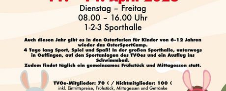 AUSGEBUCHT // OsterSportCamp in den Osterferien 2023