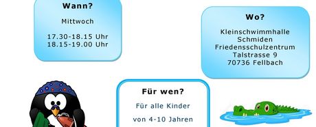 Neue Schwimmkurse ab dem 16.09.2020