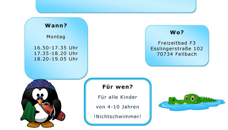 Neue Schwimmkurse