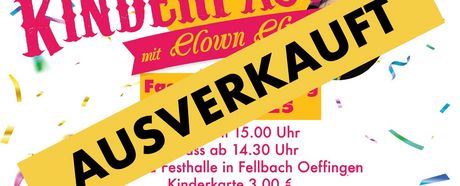 Kinderfasching 2025 mit Clown Clip / AUSVERKAUFT