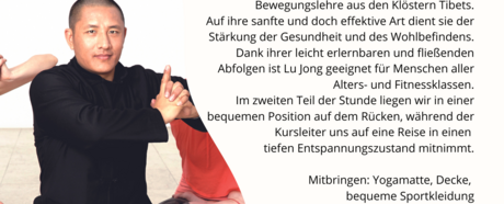 LU JONG - Bewegungslehre aus den Bergen Tibets