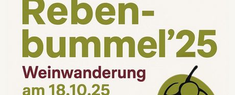 Rebenbummel mit Freunden