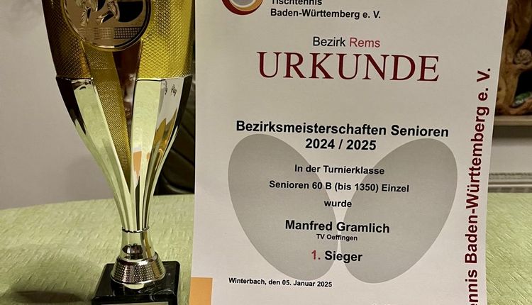 Bezirksmeisterschaften Senioren 2025