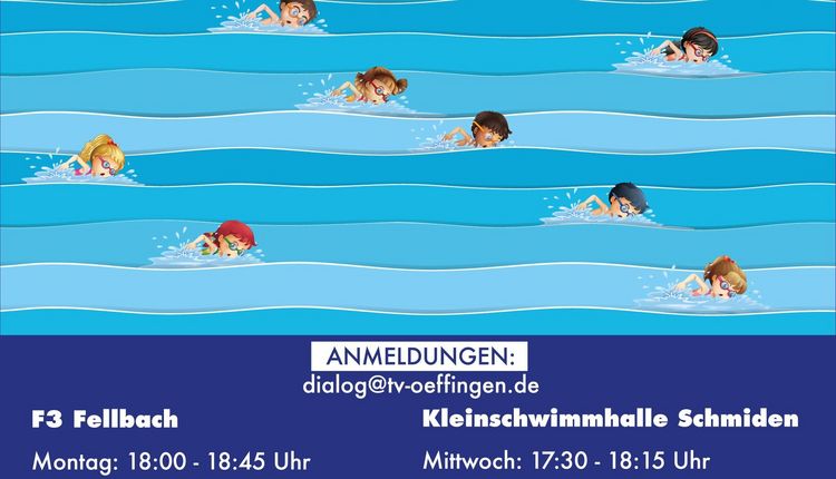 F3 AUSGEBUCHT! Schwimm' wieder mit uns. Jetzt anmelden.