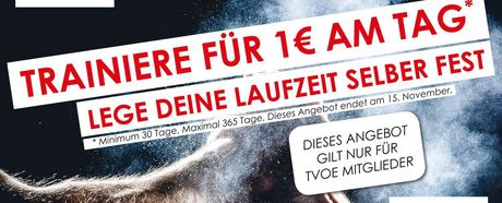 Trainieren für 1€ im OeFit