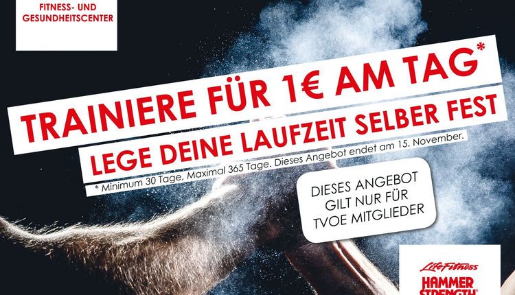 Trainieren für 1€ im OeFit