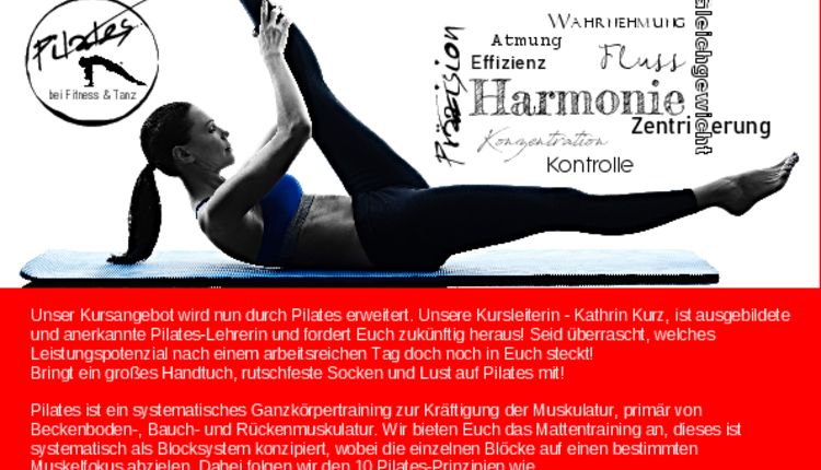 PILATES - Ab März 2020